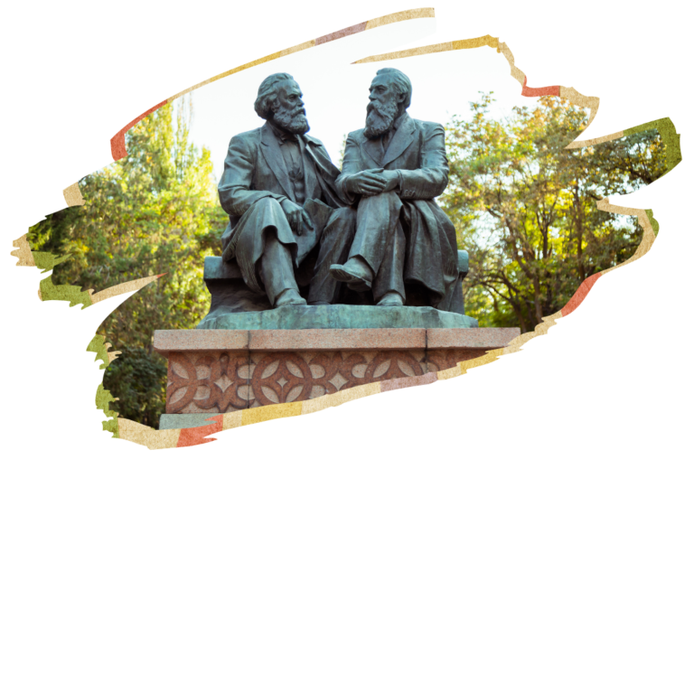 Karl Marx and Friedrich Engels
